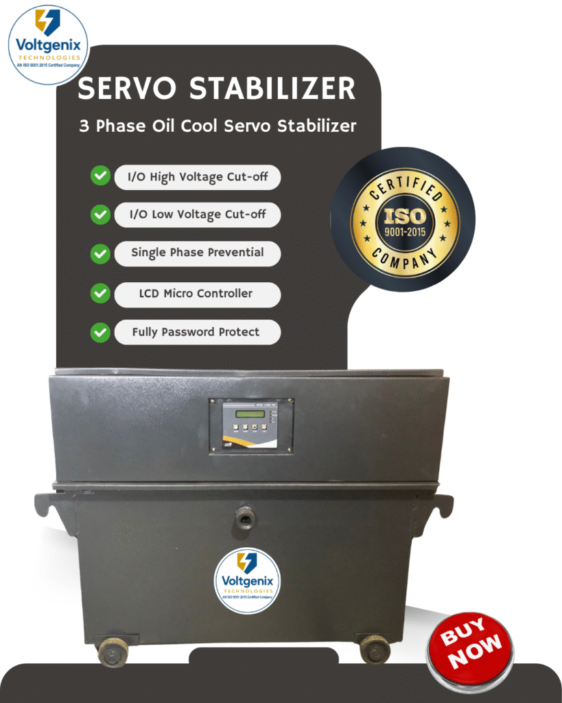 30 Kva 3 Phase Oil Cool Servo Stabilizer in gurgaon